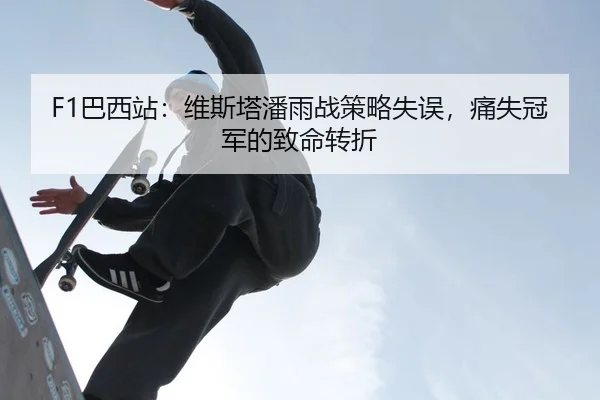 F1巴西站：维斯塔潘雨战策略失误，痛失冠军的致命转折